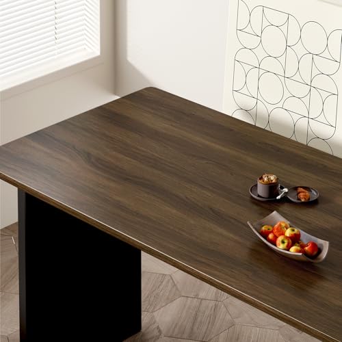 Thick Brown Wood Wallpaper for Desk Oak Wood Contact Paper Vinyl - color: Dark Brown, size: 15.7"W x 118"L