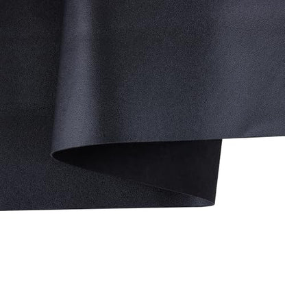 Leather for Furniture,Black Vinyl Faux Leather Sheets - color: Shiny Black, size: 1 Yard