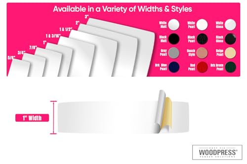 1" Matt White Peel & Stick Melamine Edge Banding, 25 ft - size: 1 inch
