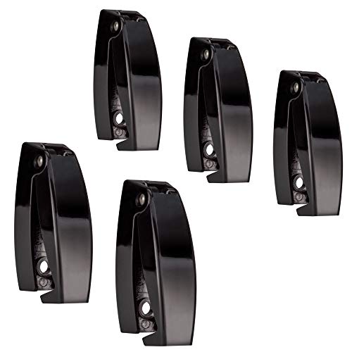 RecPro Black RV Baggage Door Catch Latch | 5 Pack - size: 5 Pack