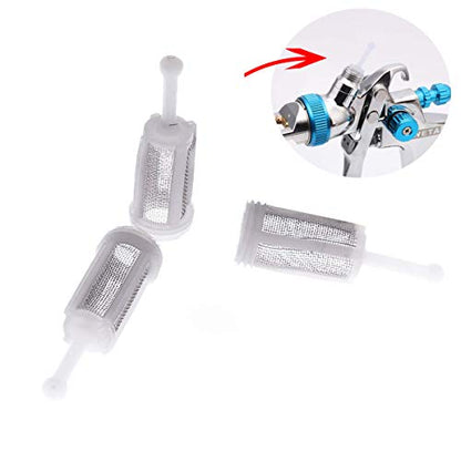 20 Pcs Universal Gravity Spray Gun Filters HVLP Filters,Disposable