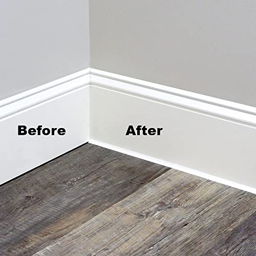 InstaTrim Flexible, Self-Adhesive Caulk Strip Sealant, 3/4" x 50', Gray - color: Grey, size: 3/4 in x 50 ft