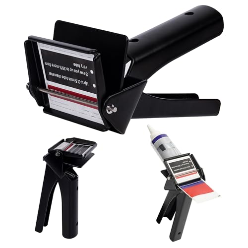 TENGBASE Silicone Extrusion Tool for RTV Tubes, 2.5" Industrial Dispenser - color: Black
