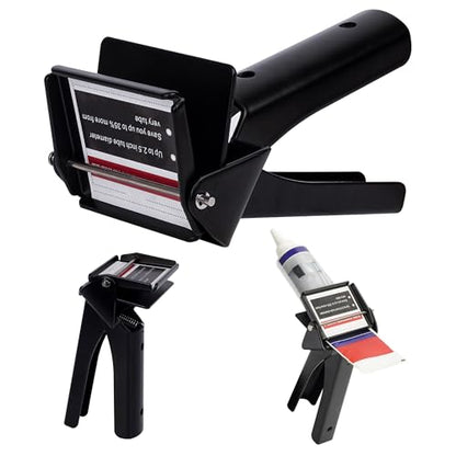 TENGBASE Silicone Extrusion Tool for RTV Tubes, 2.5" Industrial Dispenser - color: Black