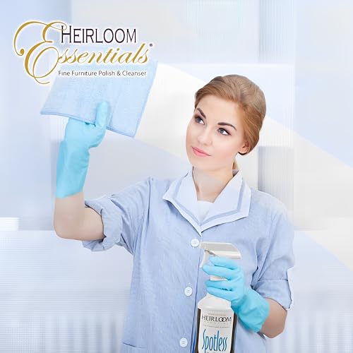 Heirloom Essentials Spotless Multisurface Cleaner Spray - Wood Cleaner Spray - Wood Furniture Cleaner & Glass Cleaner - Natural Window Cleaning Spray - Natural Wood Cleaner & Other Surfaces (32 oz) - size: 32 Fl Oz (Pack of 1)