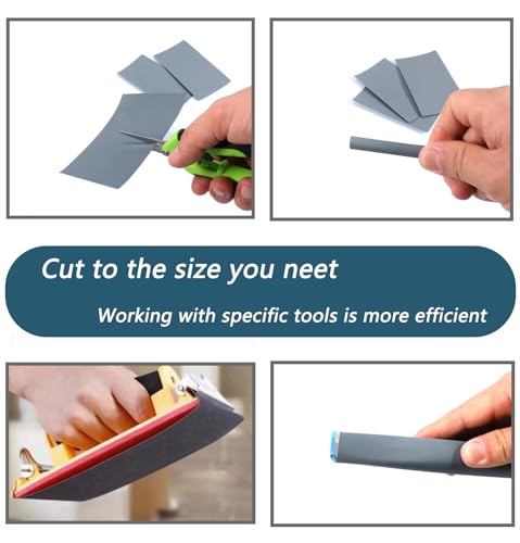 30Pcs 9 x 3.6 Inchs 2500 Grit Wet and Dry Handmade Universal Sanding Sheets, Suitable for Woodworking Furniture/Automobiles/Metal/Lacquer Polishing Sandpaper - style: 2500 Grit