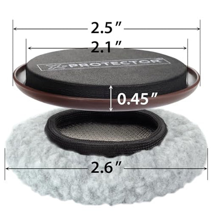 Furniture Sliders X-PROTECTOR - 8+8 Pack 2 1/2” for Carpet & Hard Floors - size: 8+8 Pack 2 1/2 in (Grey)