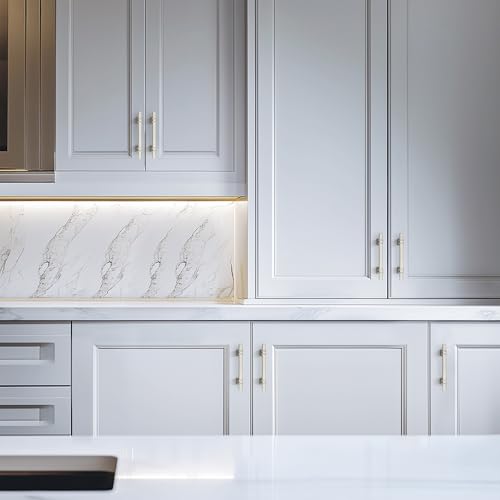 HOME EDIT Brushed Nickel Pulls Cabinet Handles 3-3/4 Inch 10 Pack - color: Brushed Nickel, size: 3-3/4 In Hole Center