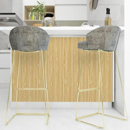 CAX Tan Wood Grain Contact Paper Peel and Stick Wallpaper Kitchen Counter - color: Tan, size: 17.3" x 275"