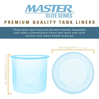 Master Airbrush Master Elite 2.8 Gallon Paint Pressure Pot Tank Liners - size: 2.8 Gallon (Pack of 48)