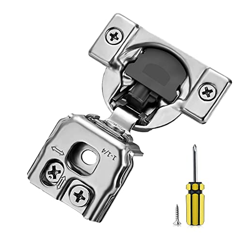 Ravinte 1-1/4 Inch Overlay Soft Close Hinge Kitchen Cabinet Hinges 2 Pack - size: 1-1/4 inch Overlay
