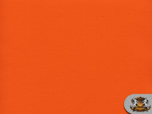 Vinyl Denali Marine Grade UV Protected Upholstery Fabric Weatherproof, Motorcycle Boats, Automotive, wall Cover, Purse / 54" Wide/Sold By The Yard (Orange) - color: Orange