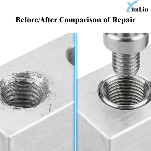 XunLiu 50pcs M3-0.5X2D Wire Thread Insert 304 Stainless Steel - size: M3-0.5X2D