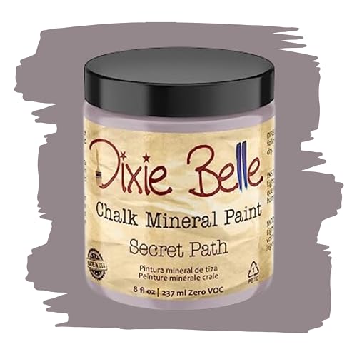Dixie Belle Paint Company Chalk Mineral Paint - Secret Path (8oz) - color: Secret Path, size: 8 Fl Oz (Pack of 1)