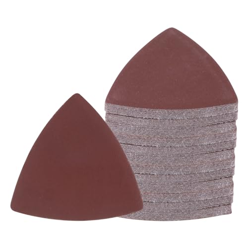 120pcs Mouse Sander Detail Sandpaper 1200Grit 3-1/8" Triangle - size: 1200 grit