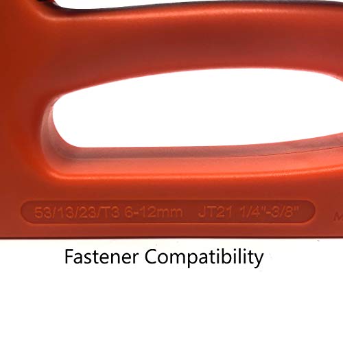Swanson Tool Co STA653B Unitacker 3-in-1 Multi-Function Staple Gun, Lightweight Design for JT21 Light Duty Fasteners, Includes 3,200 Staples