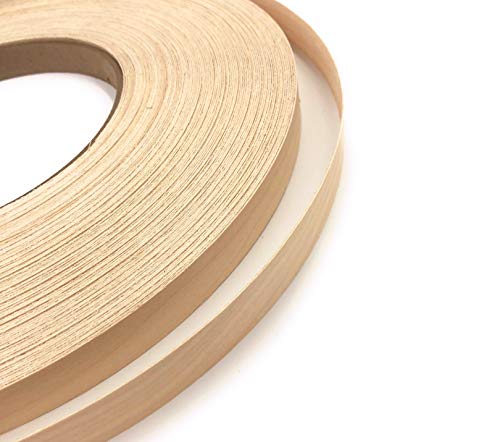 Edge Supply Birch 5/8” X 500 ft Roll Non-glued Wood Edge Banding – Real Wood Veneer Edging with Smooth Sanded Finish– Highest Grade Birch Edge Banding for Furniture Restoration. Made in Germany. - size: 5/8 inch X 500 ft