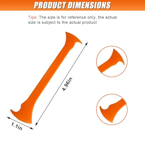 4PCS Car Vinyl Wrap Scraper Tool, Double Axe - size: Double Axe