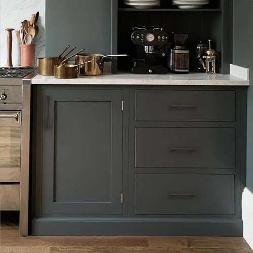 Oil Rubbed Bronze Cabinet Handles Kitchen Pulls 4 Inch 12 Pack - color: Oil Rubbed Bronze, size: 4 Inch Hole Center