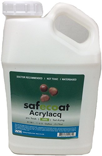 AFM Safecoat Acrylacq Waterbased Satin Lacquer Finish - Gallon