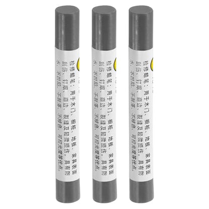 uxcell 3Pcs Furniture Repair Crayons Wood Wax Filler Stick, Titanium Gray - color: Titanium Gray