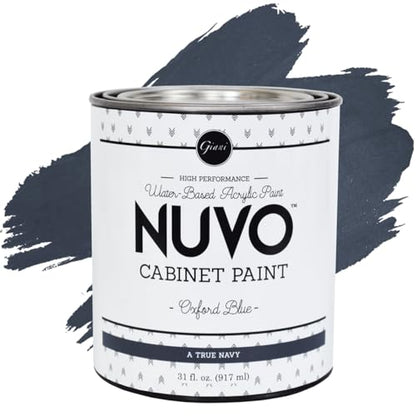 Giani Nuvo Cabinet Paint, Oxford Blue (Quart) - color: Oxford Blue, style: Quart