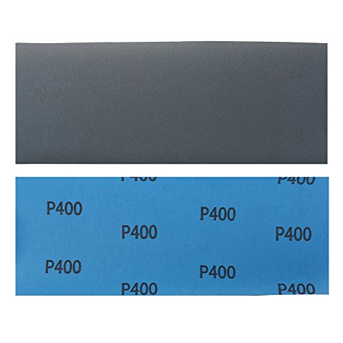 LotFancy 400 Grit Sandpaper, 45PCS, 9 x 3.6 Dry Wet Sand Paper, Silicon Carbide Sanding Sheet for Metal Automotive Wood Furniture Sanding, Polishing, Finishing - size: 400Grit