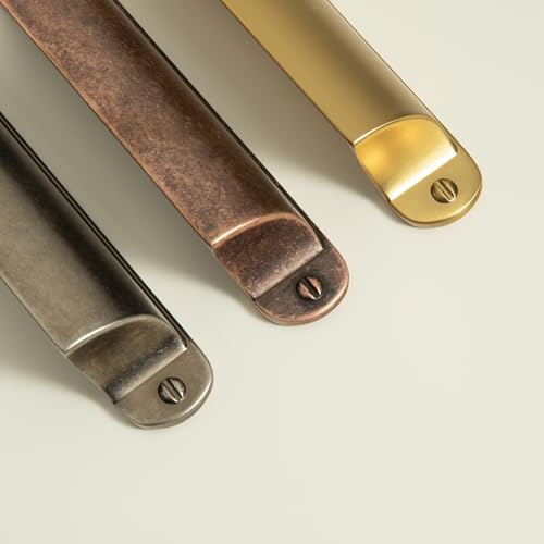 Goo-Ki 6pack Bin Cup Drawer Pulls Antique Copper Cabinet Cup Pull, 3 Inch c-c Channing Cup Handles Zinc Alloy Hardware for Kitchen Bar - color: Antique Copper, size: 3 Inches Center-Center
