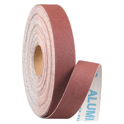Emery Cloth Roll 120 Grit, 1 Inch x 82 Feet Heavy Duty Sandpaper - size: 25 meters, style: 120 Grit