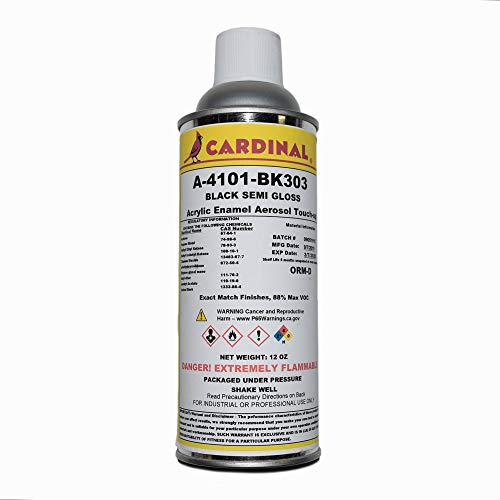 BLACK Powder Coat Touch-up Spray Paint | Car Parts and Repair Refinishing Clear Coat for Permanent Sealing of Coated Surfaces (BK303 FINE TEXTURE) - color: BK303 FINE TEXTURE
