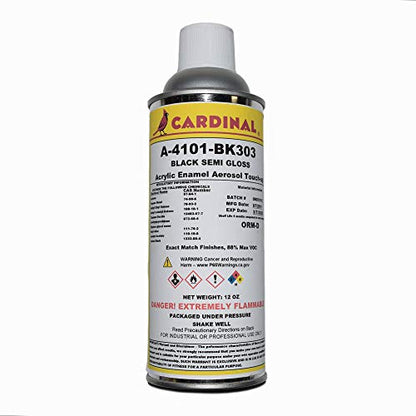 BLACK Powder Coat Touch-up Spray Paint | Car Parts and Repair Refinishing Clear Coat for Permanent Sealing of Coated Surfaces (BK303 FINE TEXTURE) - color: BK303 FINE TEXTURE