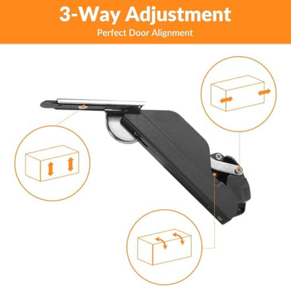 HBL' Lid Support Hinges with Soft Close, Adjustable Strength, 40LBS Support - size: 40LBS Max Load