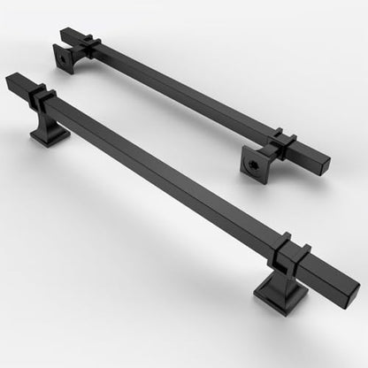 Asidrama 10 Pack 6.3 Inch(160mm) Matte Black Kitchen Cabinet Handles, Cabinet Pulls Kitchen Cabinet Hardware for Cupboard Drawer Pulls - color: Matte Black, size: 6.3" Hole Center
