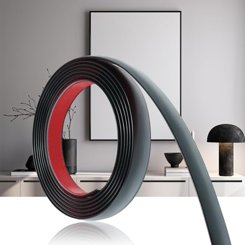 Peel and Stick Wall Molding Trim 30FT - color: Matte Black, size: 30 FT
