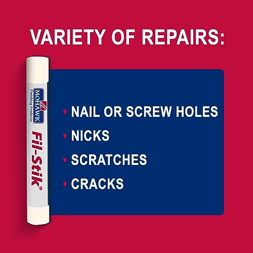Mohawk Fil-Stik Wax Putty Stick for Wood Repair, Off White M230-0334, 1 Count