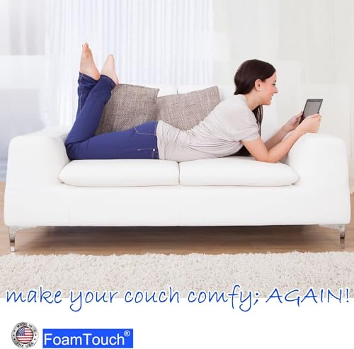 FoamTouch 1" x 36" x 72" Upholstery Foam, White - size: 1" x 36" x 72"
