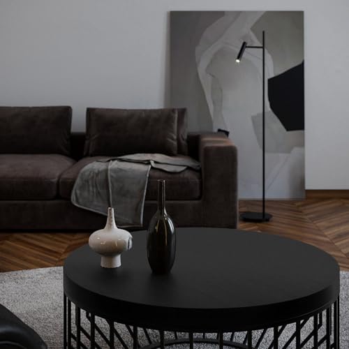 Black Wallpaper Peel and Stick with Tools, Matte Black Contact Paper - color: Black, size: 17.7" x 590.5"