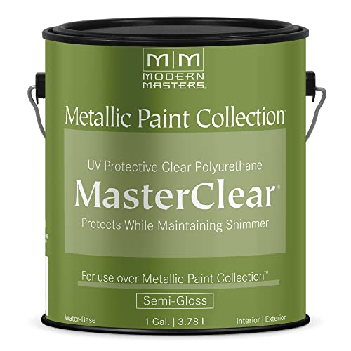 Modern Masters Semi-Gloss Clear MasterClear Protective Topcoat - size: 128 Fl Oz