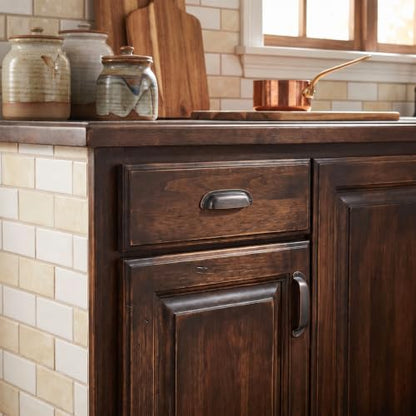 khtumeware 2 Pack 2-1/2"(64mm) Hole Center Retro Drawer Pulls Oil Rubbed Bronze Cabinet Bin Cup Pulls Bathroom Hardware Cabinet Handles Drawer Handles Knobs - color: Oil Rubbed Bronze, size: 2-1/2"(64mm) Hole Center, style: 2-Pack