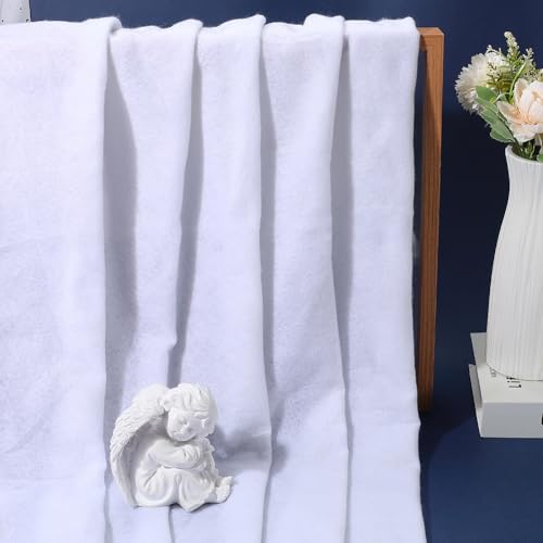 63 Inch 2 Yards White Quilt Batting Polyester Wadding Fiberfill Upholstery Fiber Quilting Stuffing Wrapping Fabric for Sewing Making Pillows Cushion Interior Decoration DIY Craft Supplies