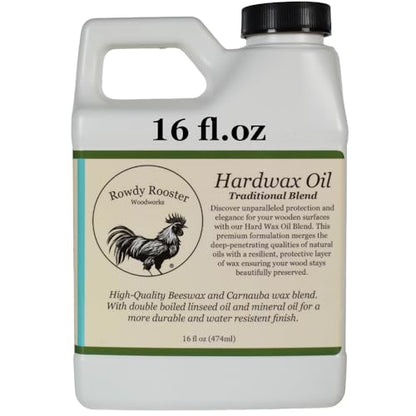 Traditional Hard Wax Oil - Mineral Oil, Hard Wax & Linseed Oil, 16 fl.oz