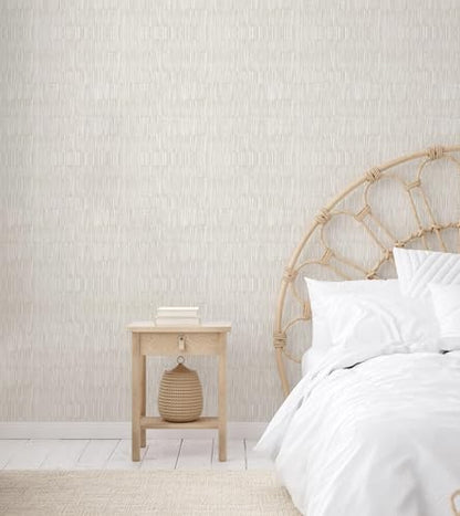 Peel and Stick Wallpaper Sheets, Modern Buff, 12-Pack - style: Modern