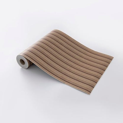 Light Walnut Peel and Stick Slat Wall Panels,Wood Grain Paneling - color: Light Walnut