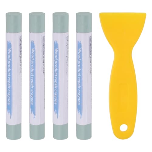 PATIKIL 4Pcs Wood Furniture Repair Markers with Scraper, Dark Blue - color: Dark Blue