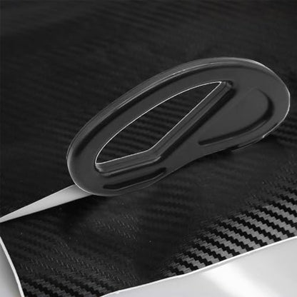 Spanno Vinyl Wrap Kit with Heat Gun, Black Car Wrap Kit for Window Tint