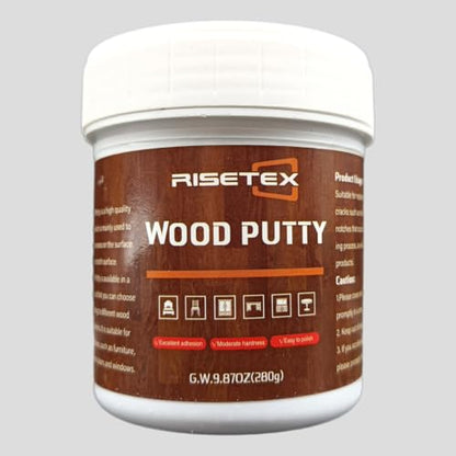 9.87 oz Walnut Wood Filler Putty - Stainable, Paintable - color: 9.87oz Walnut