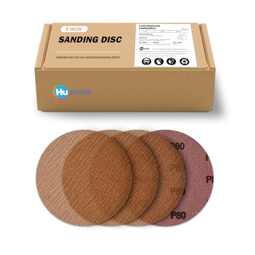 5 Inch Mesh Sanding Discs 50 PCS, 80 Grit Assortment, Dust Free Hook and Loop Sanding Discs, Anti-Clogging Sandpaper for Random Orbital Sander, Angle Grinder, Wood Metal Sanding - style: P80