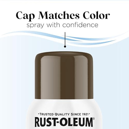 Rust-Oleum Low Odor Premium Spray Paint, Gloss Brown Bear - color: Brown Bear, size: 11 Ounce (Pack of 2)