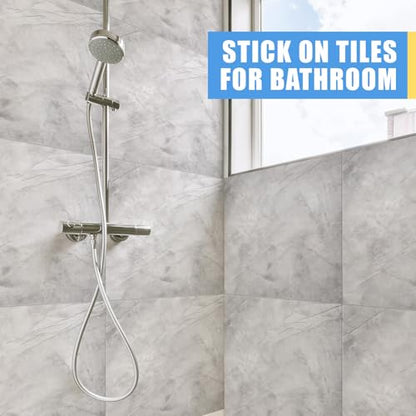 Nuanchu 36 Pcs Peel and Stick Wall Panels, 12x12 Inch, Gray Marble - color: Gray Marble
