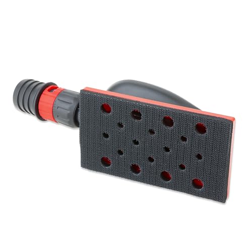 ZETA Dust-Free Multi Hole Vacuum Hand Sanding Block - Hook & Loop Backing (2.75" x 5") - size: 2.75" x 5"